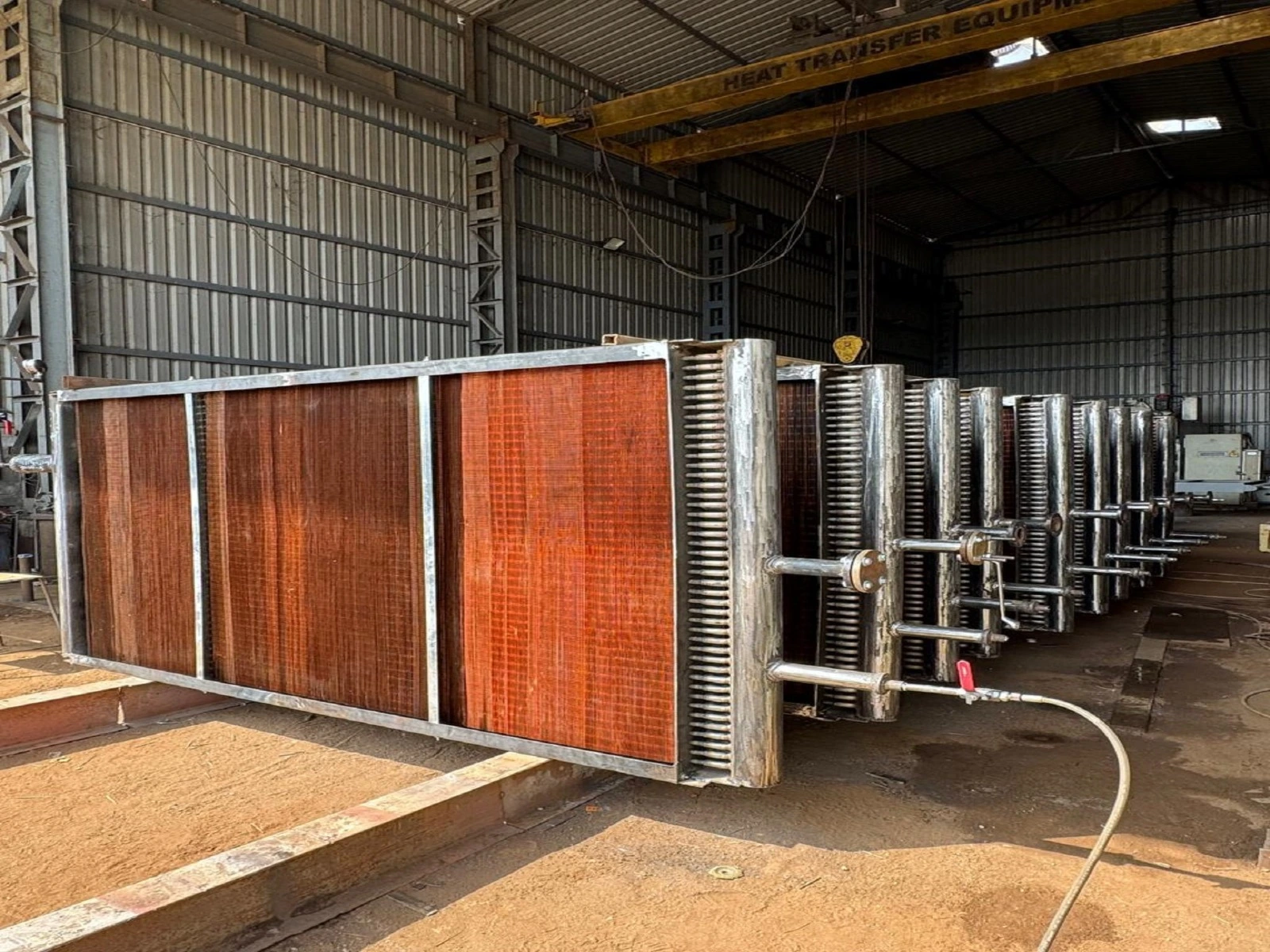 Steam coil air preheater
